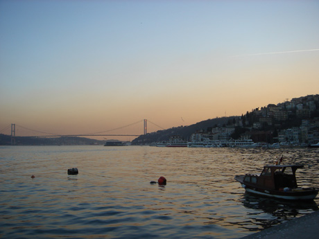 Vue du Bosphore à Bebek